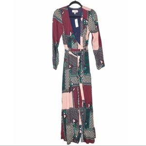 Anthropologie Porridge “Virginia Wrap Maxi Dress"